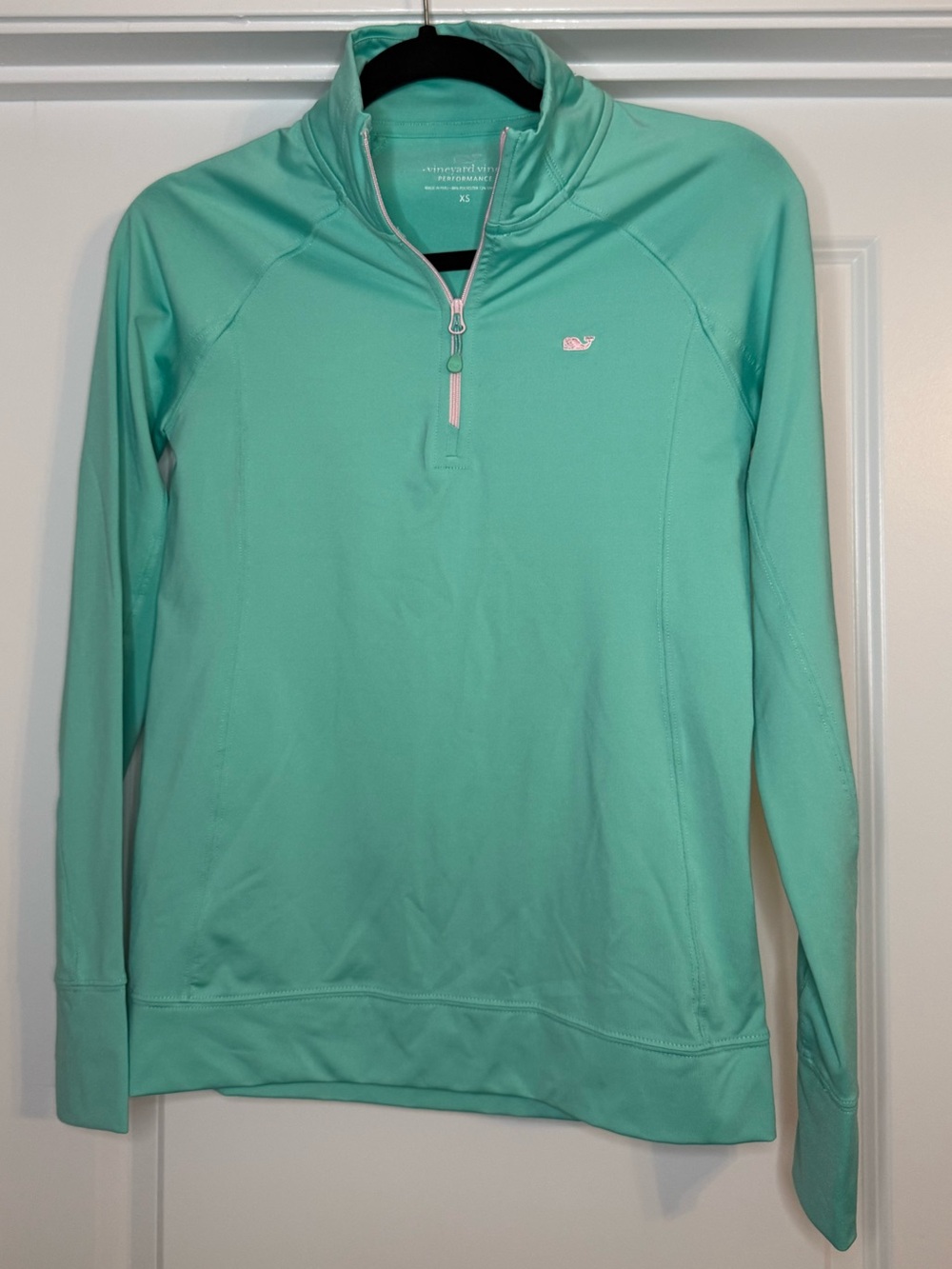 Vineyard Vines Women's Quarter-Zip Pullover - Seafoam